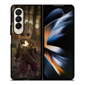 BABY GROOT AVENGERS MARVEL Samsung Galaxy Z Fold 4 Case Cover BABY GROOT AVENGERS MARVEL Samsung Galaxy Z Fold 4 Case Cover