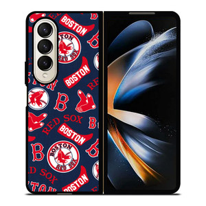 BOSTON RED SOX BASEBALL TEAM LOGO Samsung Galaxy Z Fold 4 Case Cover