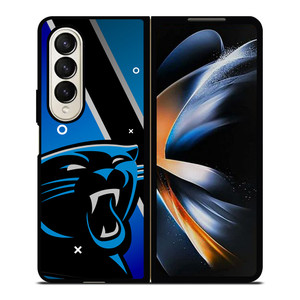 CAROLINA PANTHERS NFL TEAM LOGO Samsung Galaxy Z Fold 4 Case Cover CAROLINA PANTHERS NFL TEAM LOGO Samsung Galaxy Z Fold 4 Case Cover