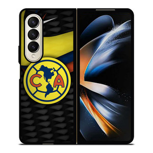 CLUB AMERICA AGUILAS LOGO CARBON Samsung Galaxy Z Fold 4 Case Cover