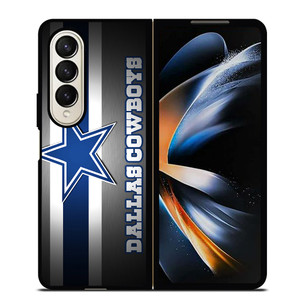 DALLAS COWBOYS FOOTBALL STRIPES Samsung Galaxy Z Fold 4 Case Cover