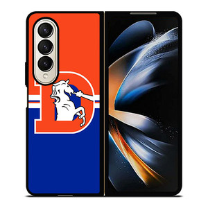 DENVER BRONCOS HORSE WHITE LOGO Samsung Galaxy Z Fold 4 Case Cover