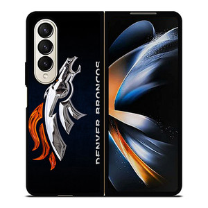DENVER BRONCOS LOGO SILVER HORSE Samsung Galaxy Z Fold 4 Case Cover