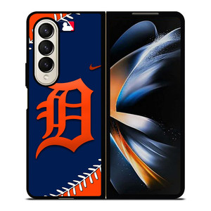 DETROIT TIGERS BASEBALL MLB LOGO Samsung Galaxy Z Fold 4 Case Cover DETROIT TIGERS BASEBALL MLB LOGO Samsung Galaxy Z Fold 4 Case Cover