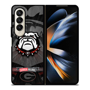 DOG UNIVERSITY OF GEORGIA BULLDOGS Samsung Galaxy Z Fold 4 Case Cover