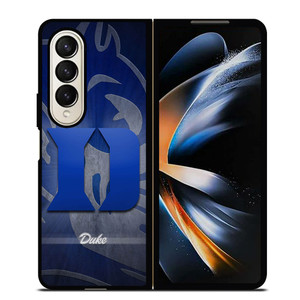 DUKE BLUE DEVILS LOGO UNIVERSITY BASKETBALL Samsung Galaxy Z Fold 4 Case Cover