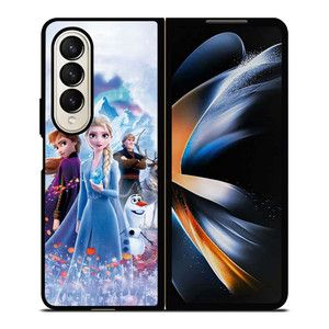 ELSA AND FRIENDS FROZEN CHARACTER Samsung Galaxy Z Fold 4 Case Cover