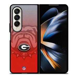 GEORGIA BULLDOGS FOOTBALL RED Samsung Galaxy Z Fold 4 Case Cover