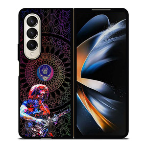 GRATEFUL DEAD JERRY GARCIA GUITAR ART GLASS Samsung Galaxy Z Fold 4 Case Cover