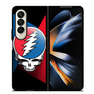 GRATEFUL DEAD SKULL STRIPS Samsung Galaxy Z Fold 4 Case Cover