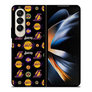 LA LAKERS NBA COLLAGE Samsung Galaxy Z Fold 4 Case Cover