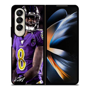 LAMAR JACKSON BALTIMORE RAVENS SIGNATURE Samsung Galaxy Z Fold 4 Case Cover LAMAR JACKSON BALTIMORE RAVENS SIGNATURE Samsung Galaxy Z Fold 4 Case Cover