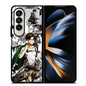 LEVI ACKERMAN CARTOON MANGA ATTACK ON TITAN Samsung Galaxy Z Fold 4 Case Cover LEVI ACKERMAN CARTOON MANGA ATTACK ON TITAN Samsung Galaxy Z Fold 4 Case Cover