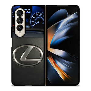 LEXUS LOGO STEERING WHEEL Samsung Galaxy Z Fold 4 Case Cover LEXUS LOGO STEERING WHEEL Samsung Galaxy Z Fold 4 Case Cover