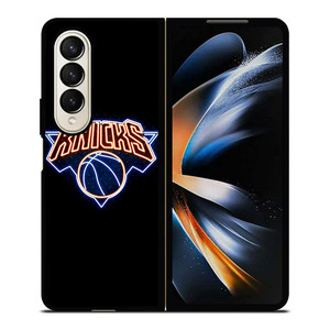 NEW YORK KNICKS NEON LOGO Samsung Galaxy Z Fold 4 Case Cover
