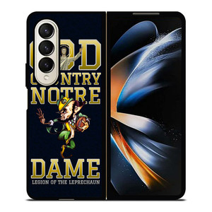 NOTRE DAME FIGHTING GOD COUNTRY Samsung Galaxy Z Fold 4 Case Cover