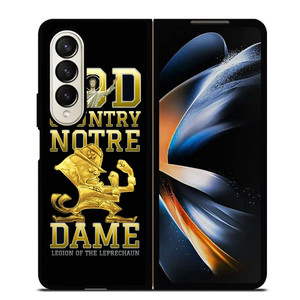 NOTRE DAME FIGHTING IRISH GOLD EDITION Samsung Galaxy Z Fold 4 Case Cover