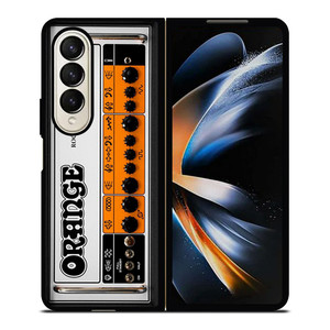 ORANGE AMP GUITAR RETRO Samsung Galaxy Z Fold 4 Case Cover ORANGE AMP GUITAR RETRO Samsung Galaxy Z Fold 4 Case Cover