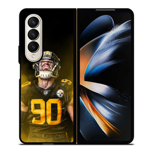 PITTSBURGH STEELERS TJ WATT Samsung Galaxy Z Fold 4 Case Cover