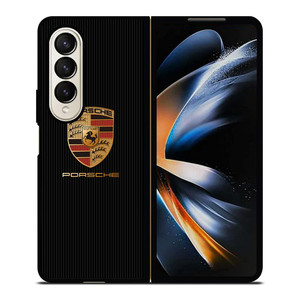 PORSCHE CAR ICON LOGO Samsung Galaxy Z Fold 4 Case Cover PORSCHE CAR ICON LOGO Samsung Galaxy Z Fold 4 Case Cover
