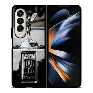 ROLLS ROYCE EMBLEM Samsung Galaxy Z Fold 4 Case Cover ROLLS ROYCE EMBLEM Samsung Galaxy Z Fold 4 Case Cover
