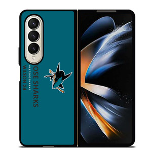 SAN JOSE SHARKS LANDSCAPE Samsung Galaxy Z Fold 4 Case Cover SAN JOSE SHARKS LANDSCAPE Samsung Galaxy Z Fold 4 Case Cover