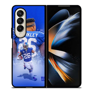 SAQUON BARKLEY NEW YORK GIANTS BACK Samsung Galaxy Z Fold 4 Case Cover SAQUON BARKLEY NEW YORK GIANTS BACK Samsung Galaxy Z Fold 4 Case Cover