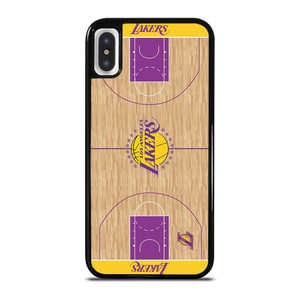 LA LAKERS BASKETBALL FIELD iPhone X / XS Case