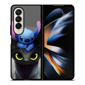STITCH AND TOOTHLESS DRAGON Samsung Galaxy Z Fold 4 Case Cover STITCH AND TOOTHLESS DRAGON Samsung Galaxy Z Fold 4 Case Cover