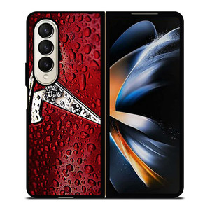 TESLA RED WATER EMBLEM Samsung Galaxy Z Fold 4 Case Cover TESLA RED WATER EMBLEM Samsung Galaxy Z Fold 4 Case Cover