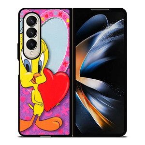 TWEETY BIRD LOVE LOONEY TUNES Samsung Galaxy Z Fold 4 Case Cover TWEETY BIRD LOVE LOONEY TUNES Samsung Galaxy Z Fold 4 Case Cover