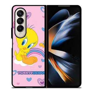 TWEETY BIRD TWEETYLICIOUS Samsung Galaxy Z Fold 4 Case Cover TWEETY BIRD TWEETYLICIOUS Samsung Galaxy Z Fold 4 Case Cover