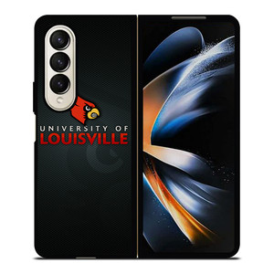 UNIVERSITY OF LOUISVILLE CARDINALS FOOTBALL LOGO MASCOT Samsung Galaxy Z Fold 4 Case Cover