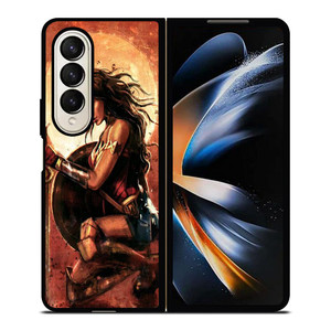 WONDER WOMAN SUPER HERO DC ART Samsung Galaxy Z Fold 4 Case Cover WONDER WOMAN SUPER HERO DC ART Samsung Galaxy Z Fold 4 Case Cover