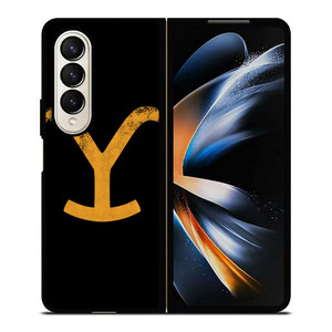 YELLOWSTONE LOGO Samsung Galaxy Z Fold 4 Case Cover YELLOWSTONE LOGO Samsung Galaxy Z Fold 4 Case Cover