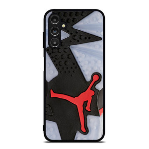 AIR JORDAN BLACK RED SOLE Samsung Galaxy A14 Case