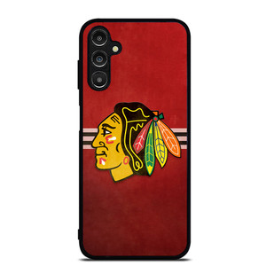 CHICAGO BLACK HAWKS RED LOGO Samsung Galaxy A14 Case