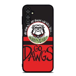 GEORGIA BULLDOGS DAWGS STRIP Samsung Galaxy A14 Case