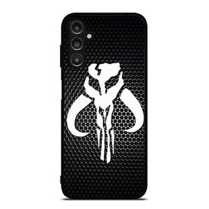 STAR WARS MANDALORIAN LOGO CARBON Samsung Galaxy A14 Case