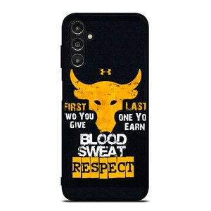 UNDER ARMOUR PROJECT ROCK BLOOD SWEAT Samsung Galaxy A14 Case