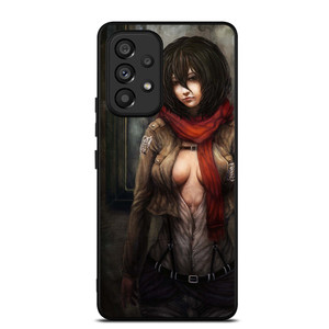 ATTACK ON TITAN MIKASA ACKERMAN DARK Samsung Galaxy A53 Case
