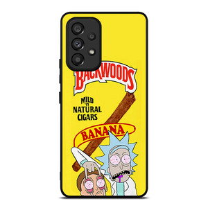 BACKWOODS RICK AND MORTY YELLOW Samsung Galaxy A53 Case