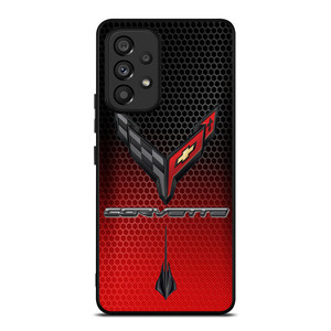 CORVETTE CHEVY STINGRAY LOGO RED Samsung Galaxy A53 Case
