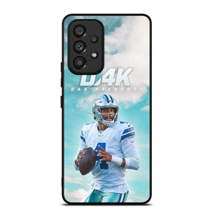 DAK PRESCOTT DALLAS COWBOYS FOOTBALL RISING Samsung Galaxy A53 Case