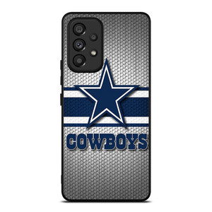 DALLAS COWBOYS NFL LOGO SILVER CARBON Samsung Galaxy A53 Case