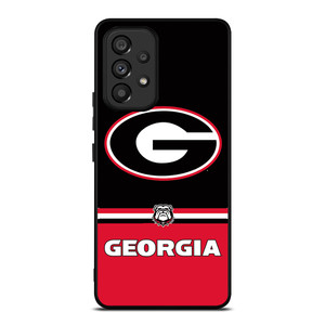 GEORGIA BULDOGS STRIPS Samsung Galaxy A53 Case