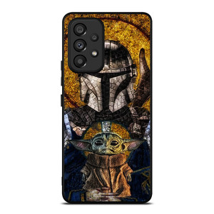 MANDALORIAN AND BABY YODA STAR WARS ART Samsung Galaxy A53 Case