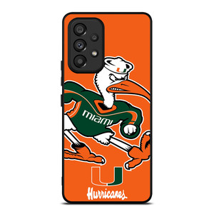 MIAMI HURRICANES FOOTBALL MASCOT Samsung Galaxy A53 Case MIAMI HURRICANES FOOTBALL MASCOT Samsung Galaxy A53 Case