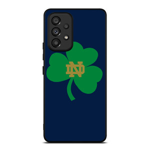 NOTRE DAME FIGHTING IRISH LEAF LOGO Samsung Galaxy A53 Case