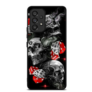 OAKLAND RAIDERS SKULL LOGO Samsung Galaxy A53 Case